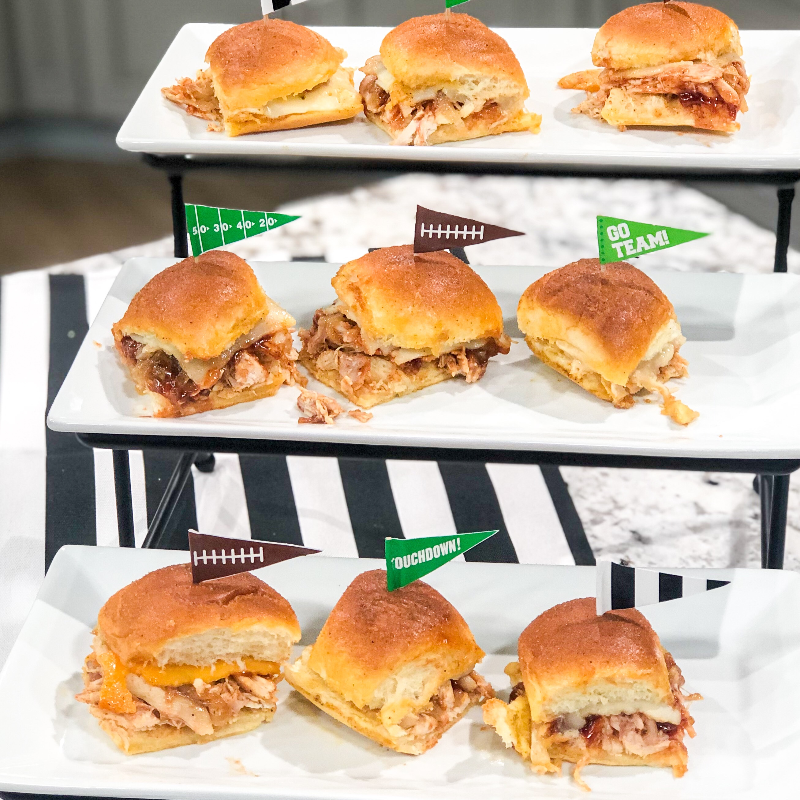 BBQ Chicken & Caramelized Onion Sliders Charlotte Shares