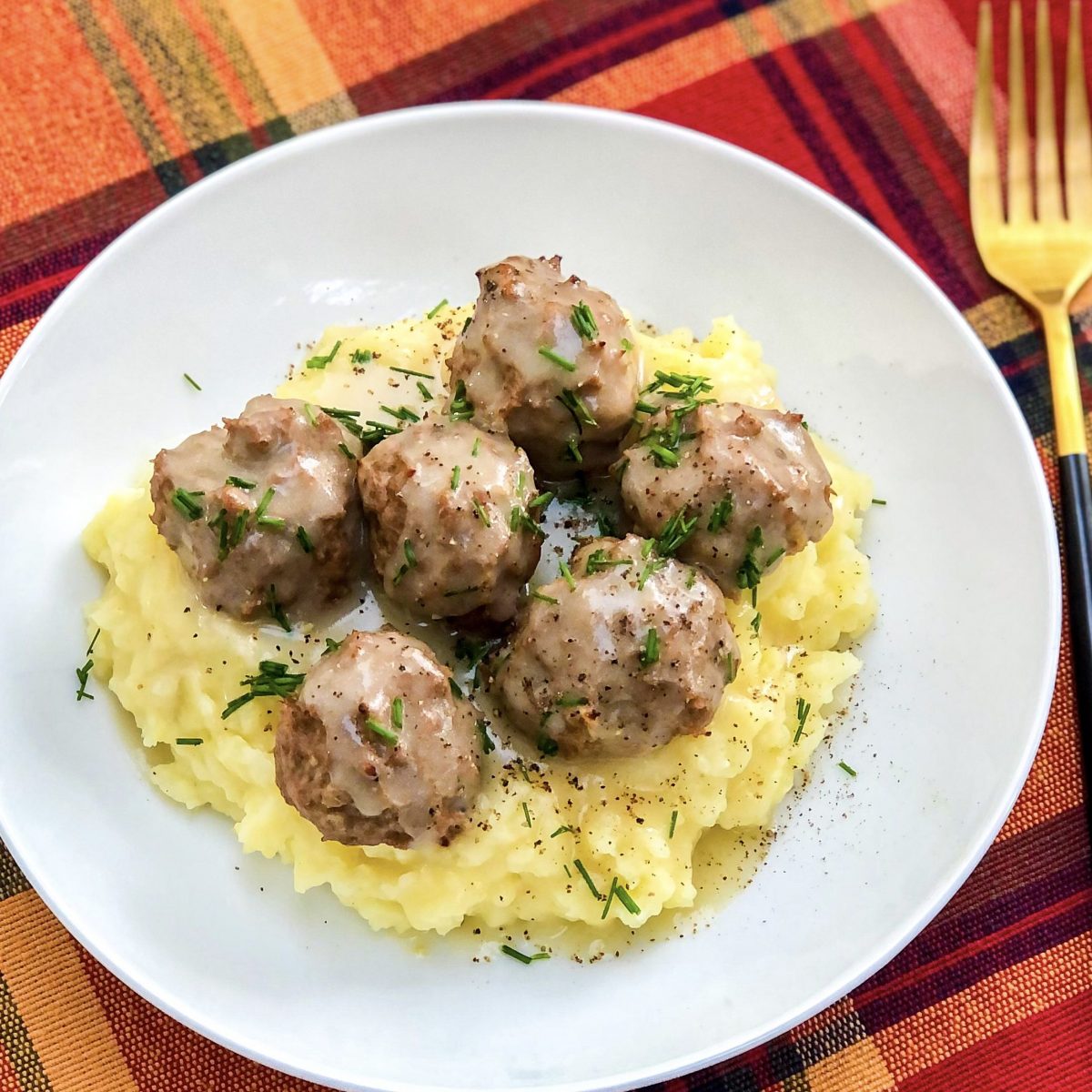 Turkey Apple Swedish Meatballs