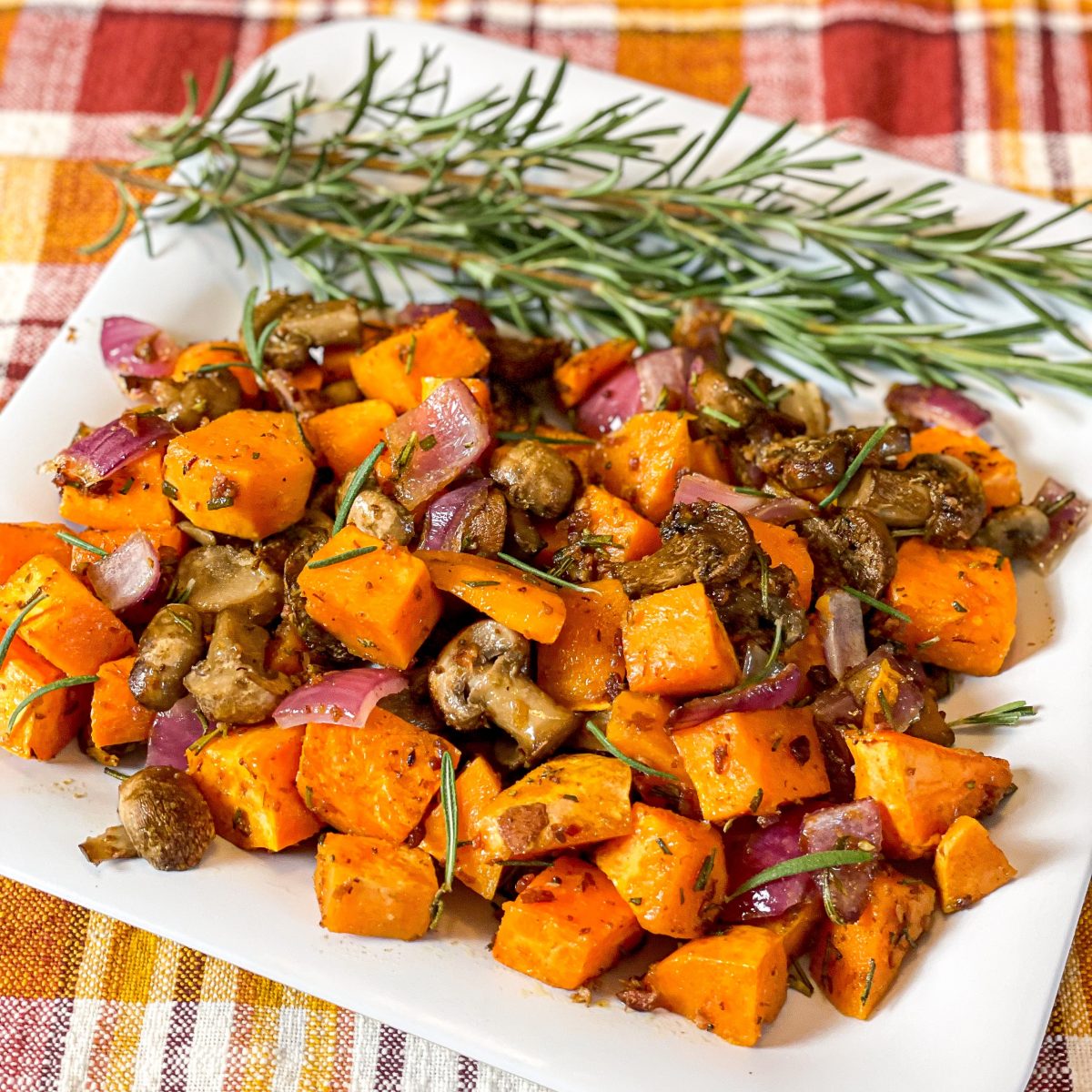 Rosemary Sweet Potato Hash