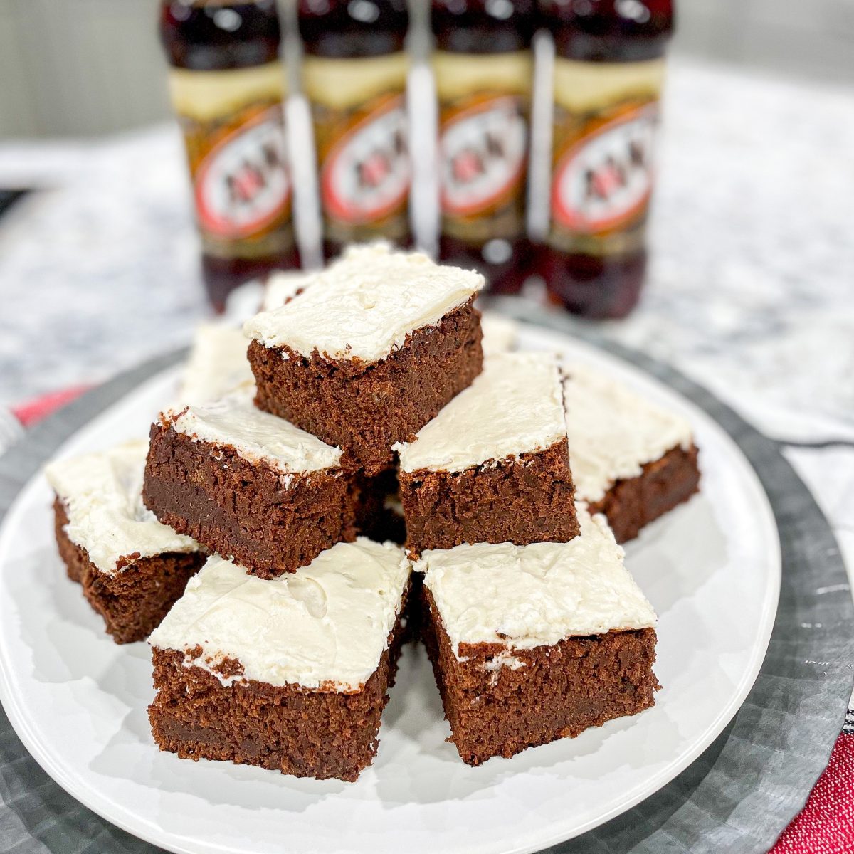 Root Beer Float Brownies